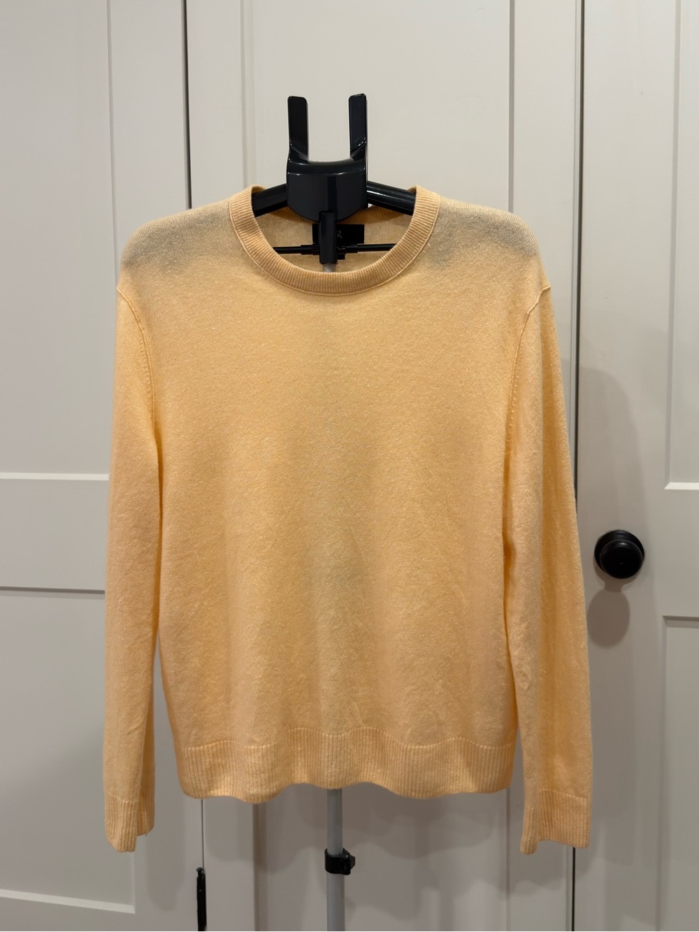 Banana Republic | Orange Cashmere-Linen Crew Neck Sweater | Sz XL $150